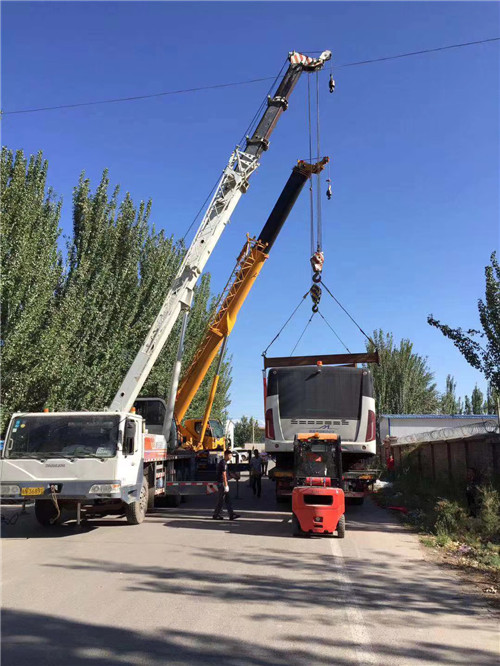 蒙城县港口集装箱搬运案例